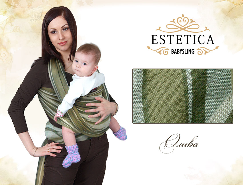 купить слинг-шарф Estetica Олива
