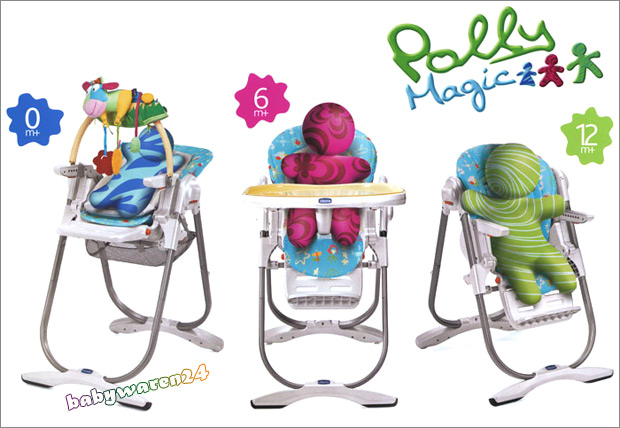 Стульчик для кормления 3 в 1 Chicco Polly Magic