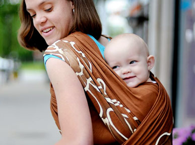 Gypsymama Baby Bali Stretch Sebastian &ndash;Себастьян. Трикотажный слинг-шарф для новорожденных