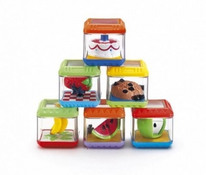Fisher-Price. Развивающие кубики. 6+ Fisher-Price. Развивающие сенсорные кубики. 6+