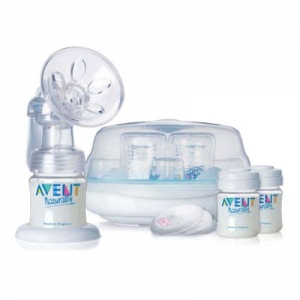 Набор Philips Avent (Авент) для новорожденных Natural Begining (молокоотсос ISIS, стерилизатор, контейнеры, бутылочки, соски, др Набор Philips Avent (Авент) для новорожденных Natural Begining (молокоотсос ISIS, стерилизатор, контейнеры, бутылочки, соски, др
