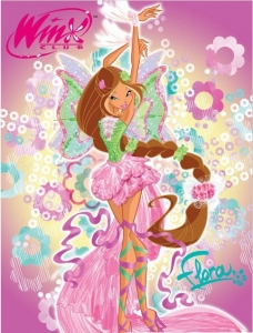 Комплект постельного белья «Winx Flora 2013» (коллекция Winx Club), 1,5 спальный Купить постельное белье детское полуторное в Минске, MamaMia.by, большой выбор спального белья для мальчиков и девочек, наборы для детской кроватки