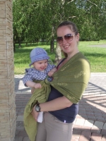 54. В новом парке с малышом в кольцевом слинге от mum's era 54. В новом парке с малышом в кольцевом слинге от mum's era