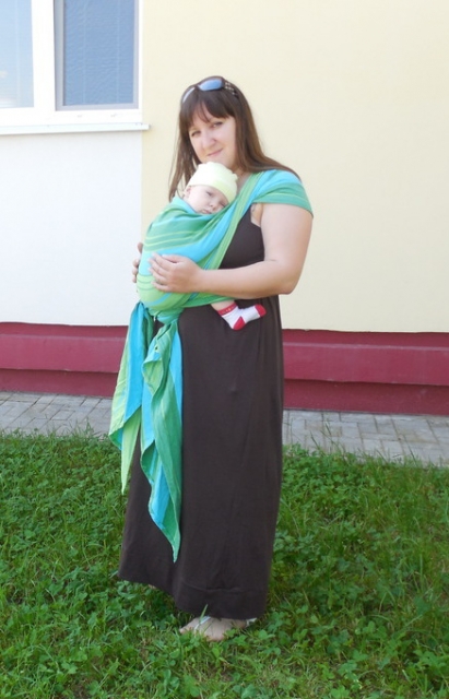 19. Мой "кенгуренок-лягушонок" в Little Frog Turquoise 19. Мой "кенгуренок-лягушонок" в Little Frog Turquoise