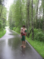 19. Папа Кирилл с дочкой Ксюшей.