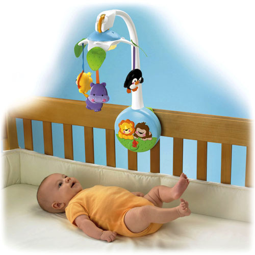 Fisher Price Игрушка Живая планета "2 в 1 музыкальная каруселька"